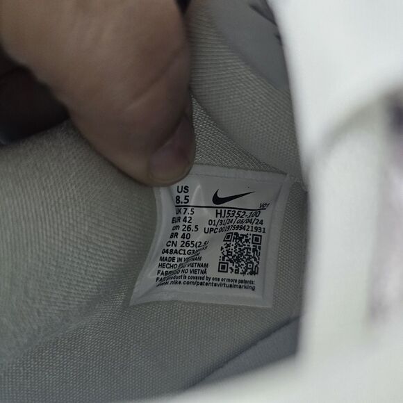 Nike Book 1 Lea Python Men's Light Orewood Brown Sneakers Size 8.5 HJ5352-100 - Picture 11 of 12